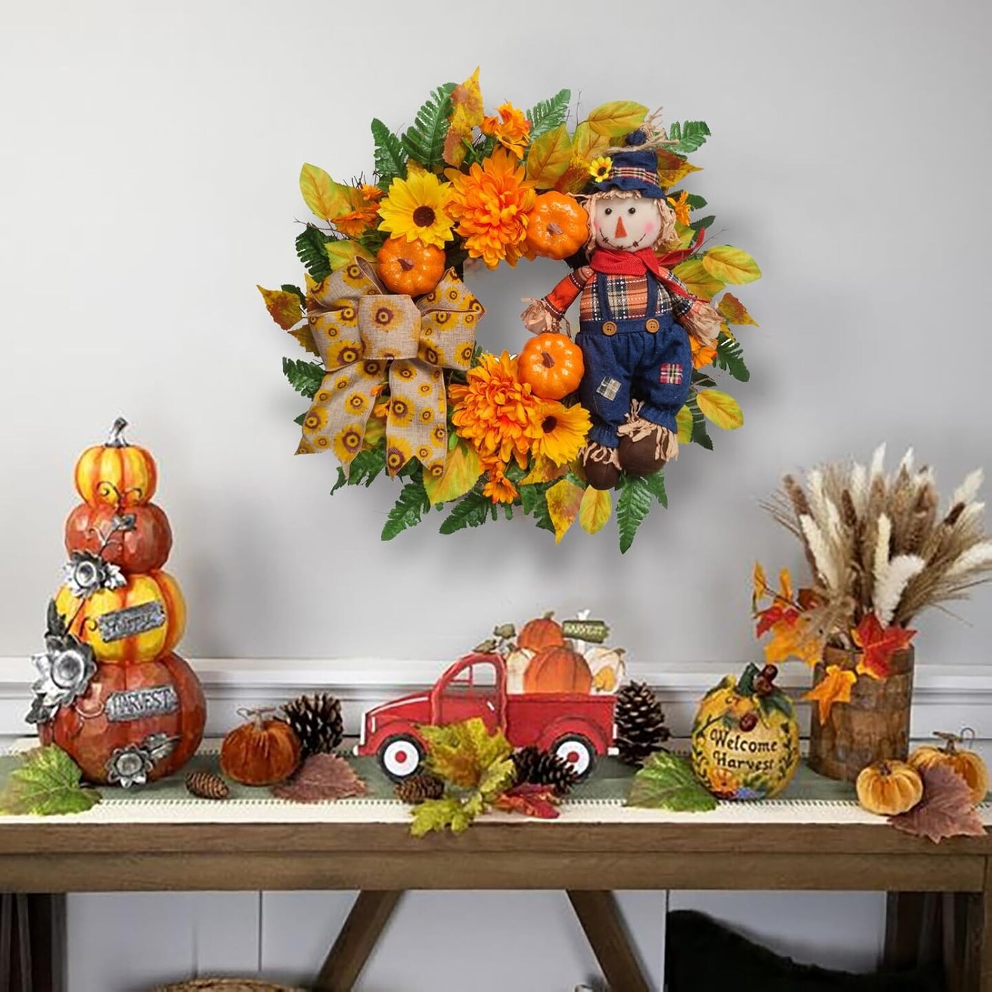 Fall Wreath for Front Door