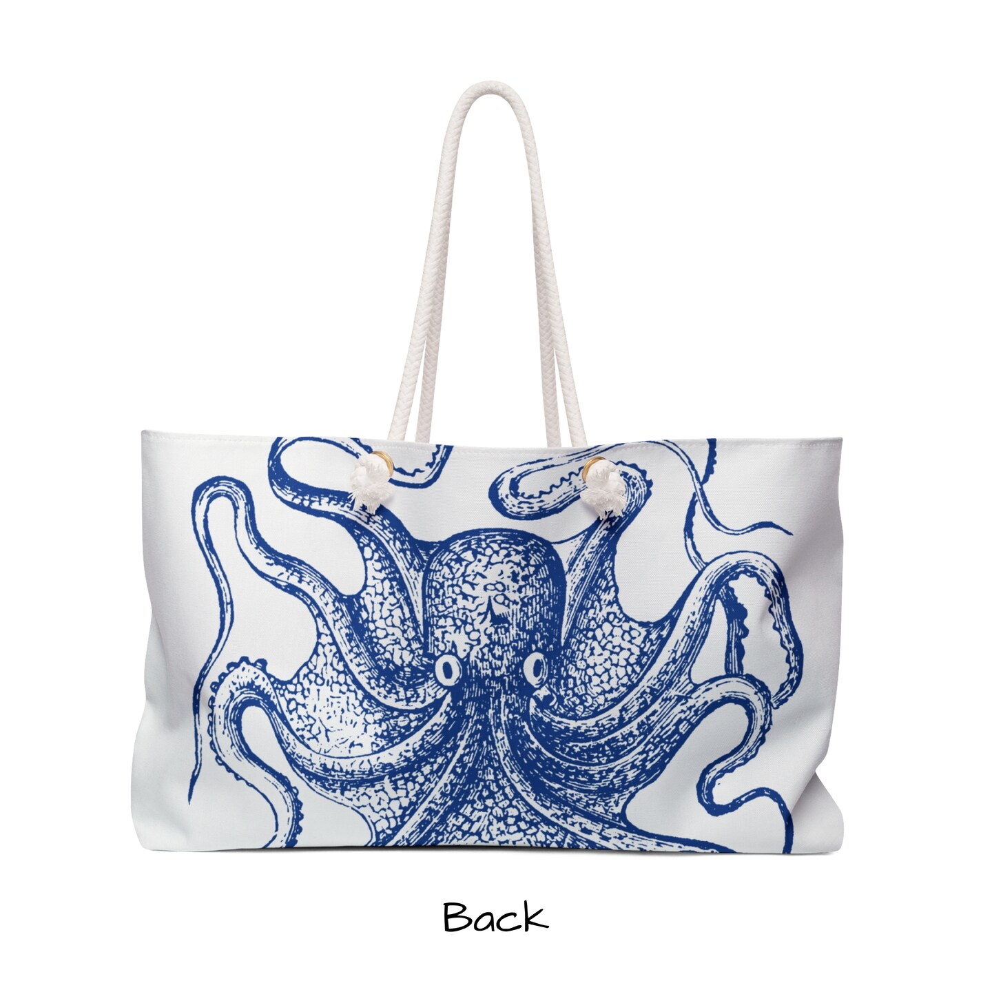 9834 Blue Octopus Mini Backpack Purse Travel Bag Lightweight Shoulder Bag Blue Octopus Backpack Sea Monster Squid Bag Octopus Bag  main image 2