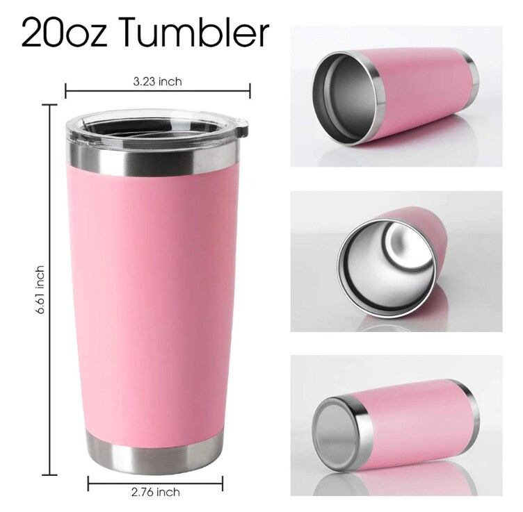 Glamma - Grandma Tumbler - Grandma Gift - Personalized 20oz Tumbler - Custom Insulated Stainless Steel Tumbler with Name - NM789 product 3