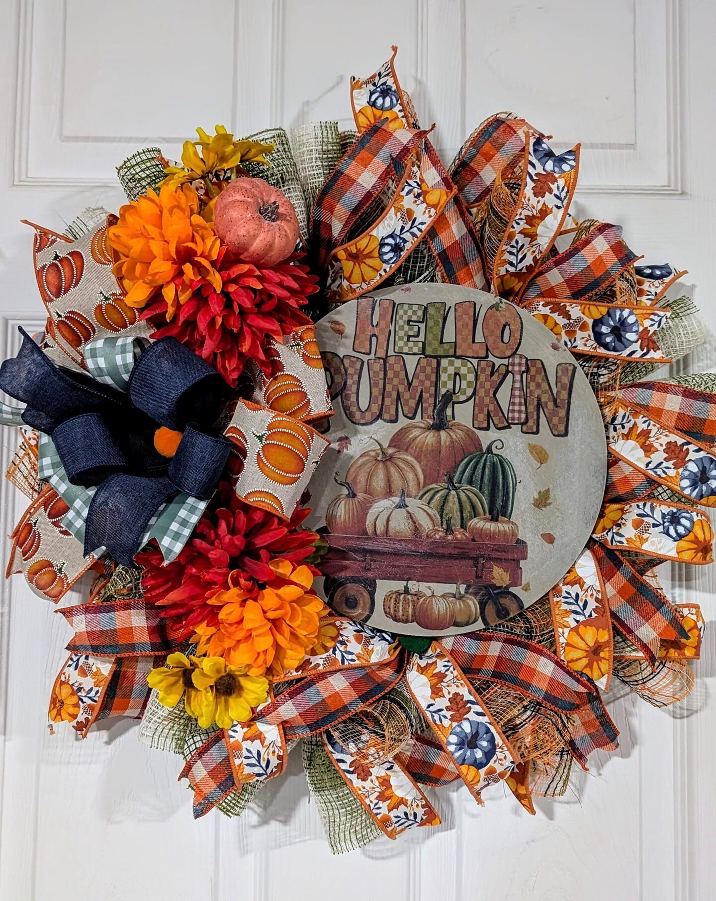 Welcome Fall Pumpkin 2024 Wreath