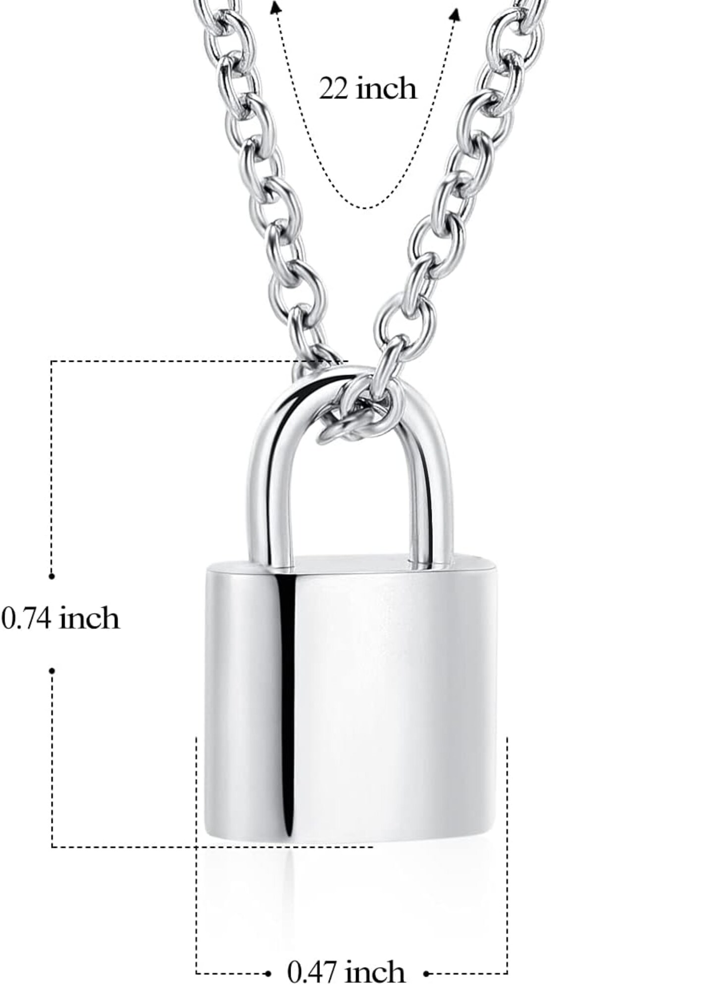 Lovely Stainless Steel Mini Padlock Cremation on 22