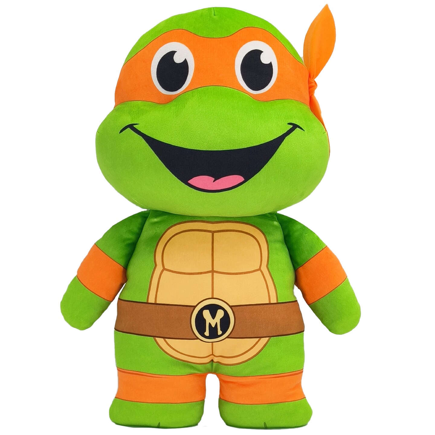 Legend Toys Teenage Mutant Ninja Turtles 20&#x22; Plush Michelangelo, Orange