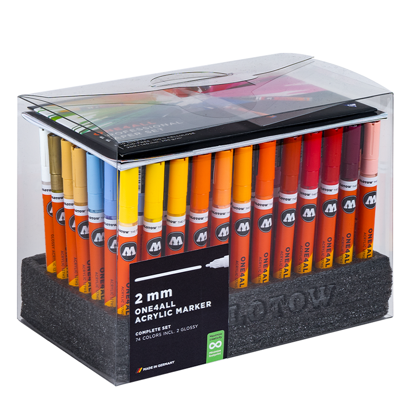 Molotow&#xAE; ONE4ALL&#x2122; Acrylic Twin Complete Set