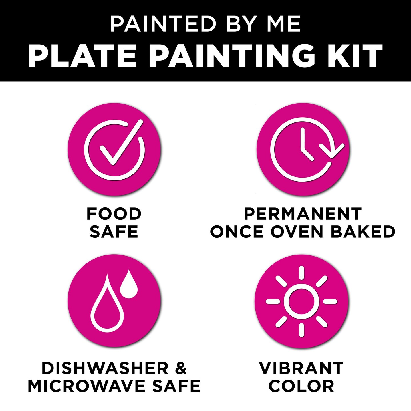 Tulip Painted By Me Plate Painting Kit 4 Pack