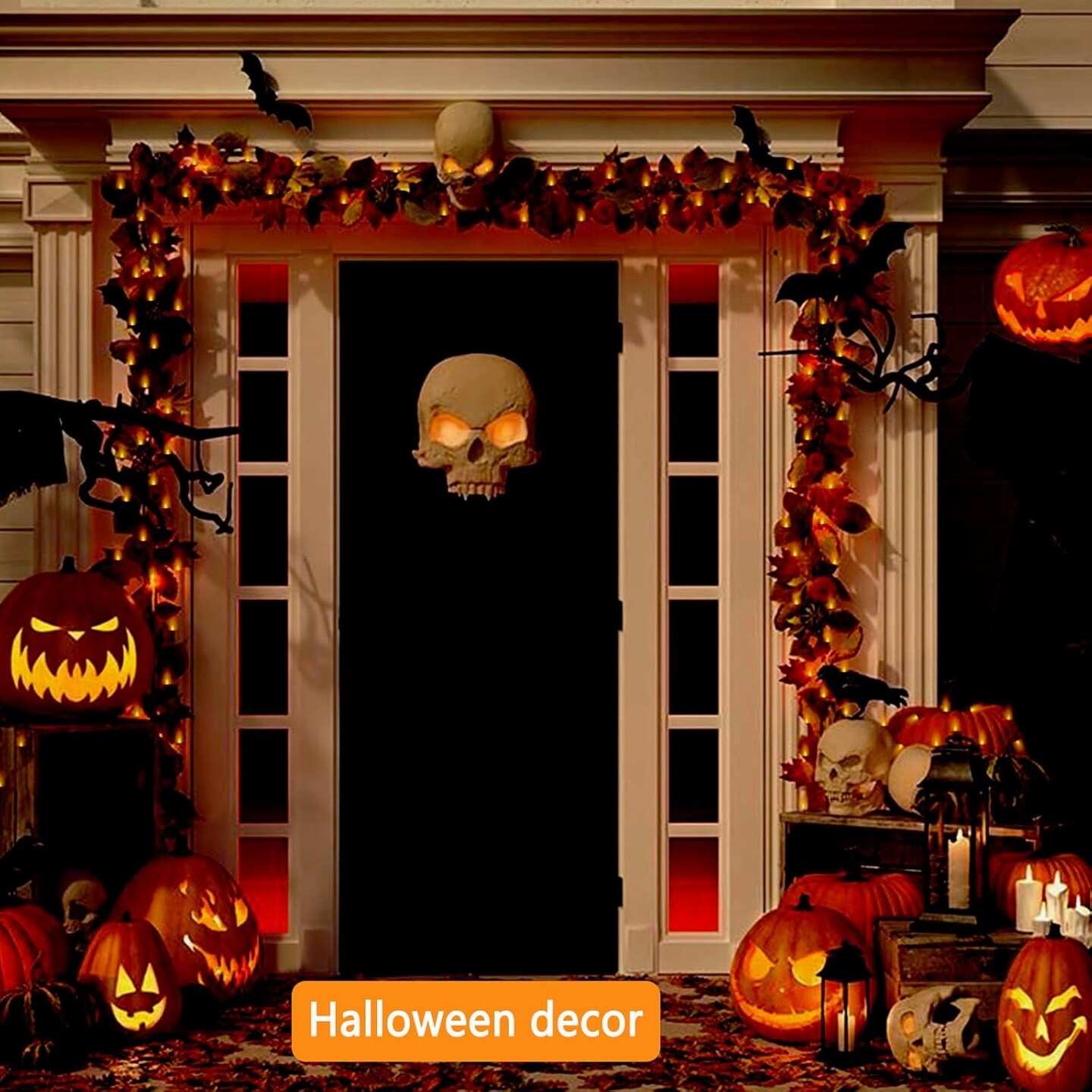Halloween Orange String Lights - 100FT, 300 LED, 8 Modes