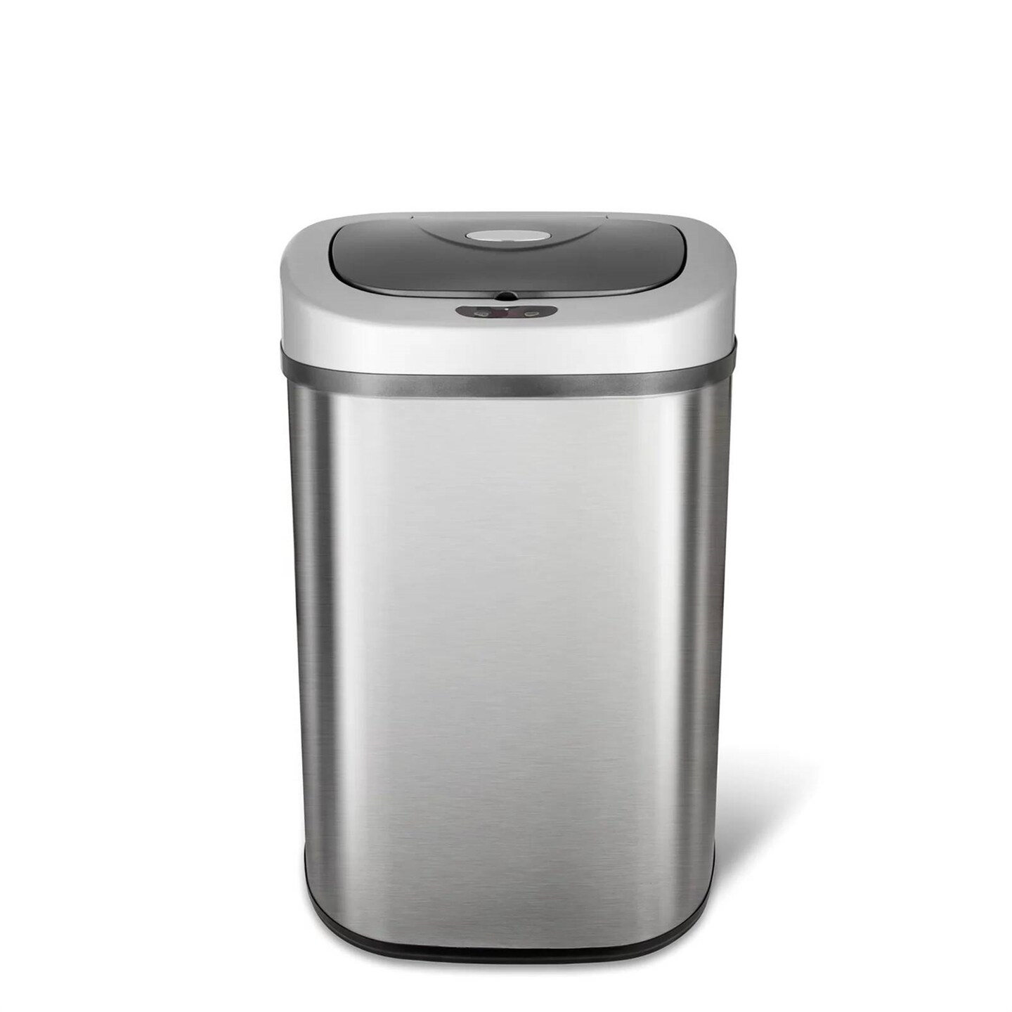Stainless Steel 21-Gallon Motion Sensor Trash Can with Removable Liner and Lid