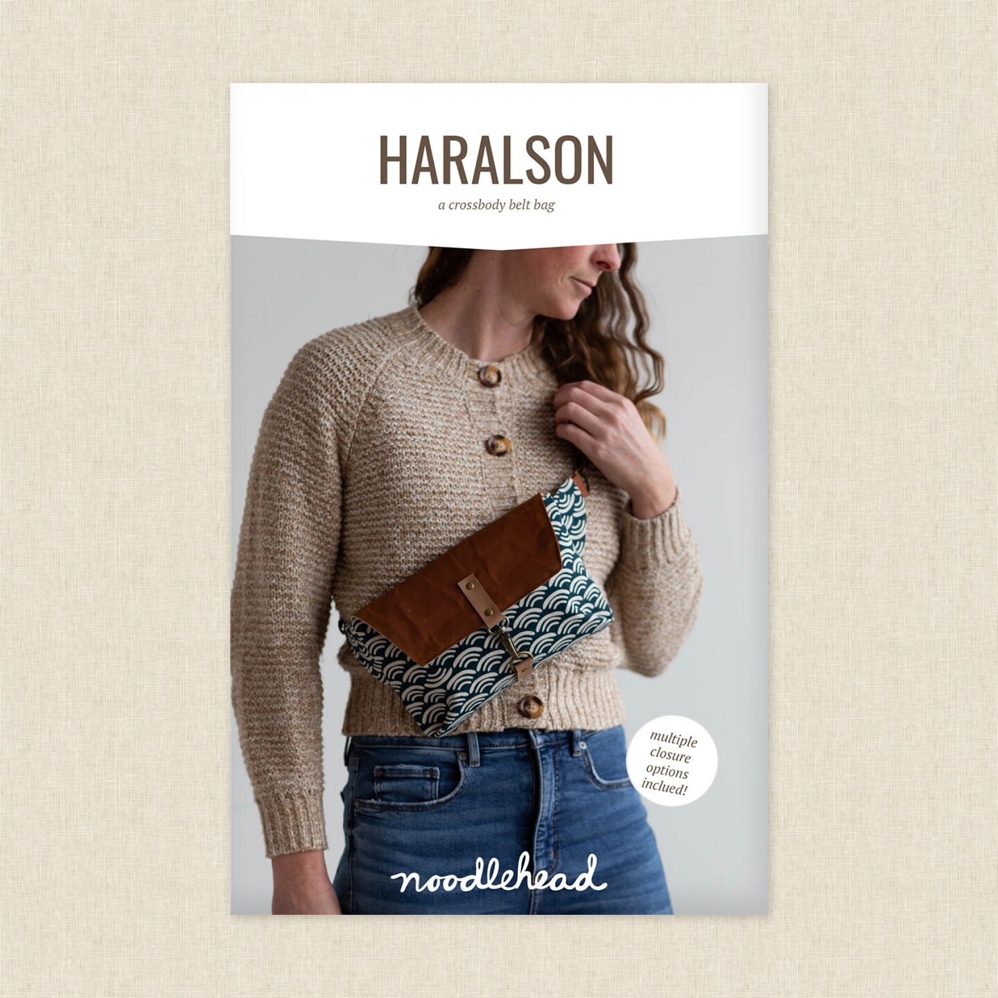 Haralson Belt Bag (ag 552) | Noodlehead | Sewing Pattern