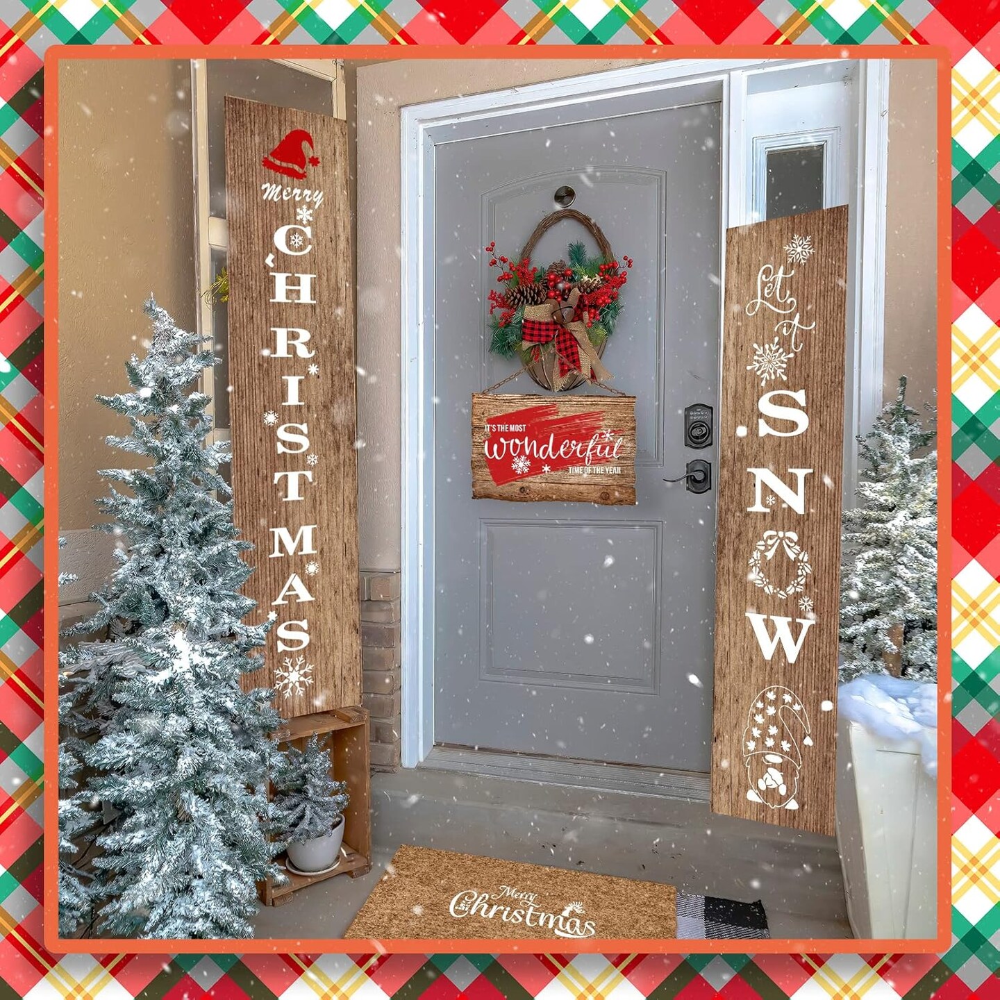 30 Pcs Fall Stencils Halloween Christmas Stencils , 14 x 5.5 Inch(Cute)