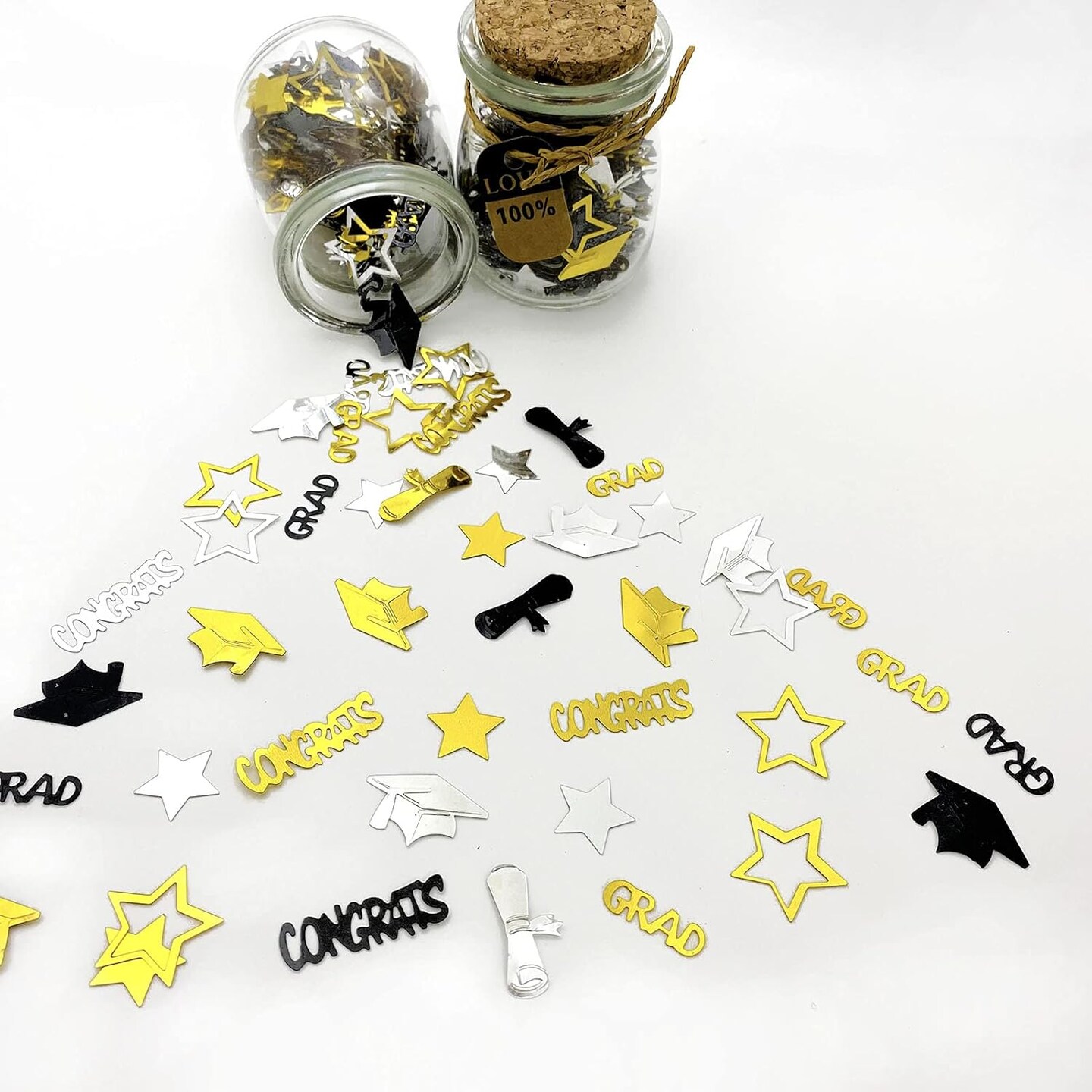 Graduation Confetti 2025 | Glitter Confetti Sprinkles for Party Table Scatters Decoration