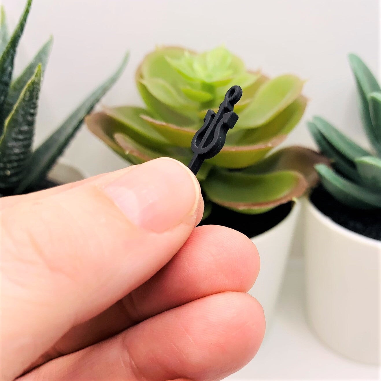 Black Devil&#x27;s Pitchfork Halloween 3D Charms, 29x8mm