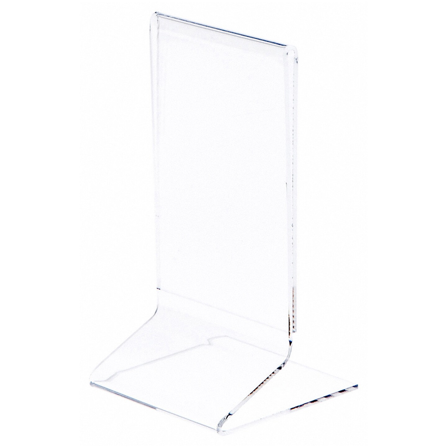 Plymor Clear Acrylic Sign Display / Literature Holder (Side-Load), 3" W x 5" H
