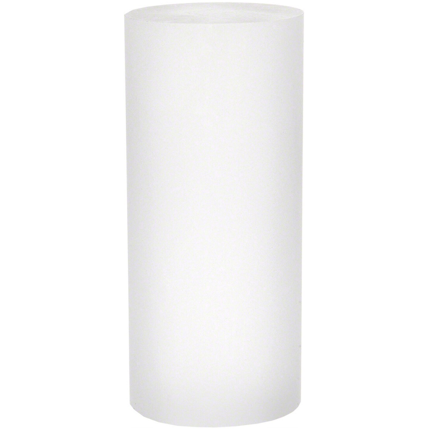 Plymor Frosted Acrylic Solid Cylinder Round Display Riser