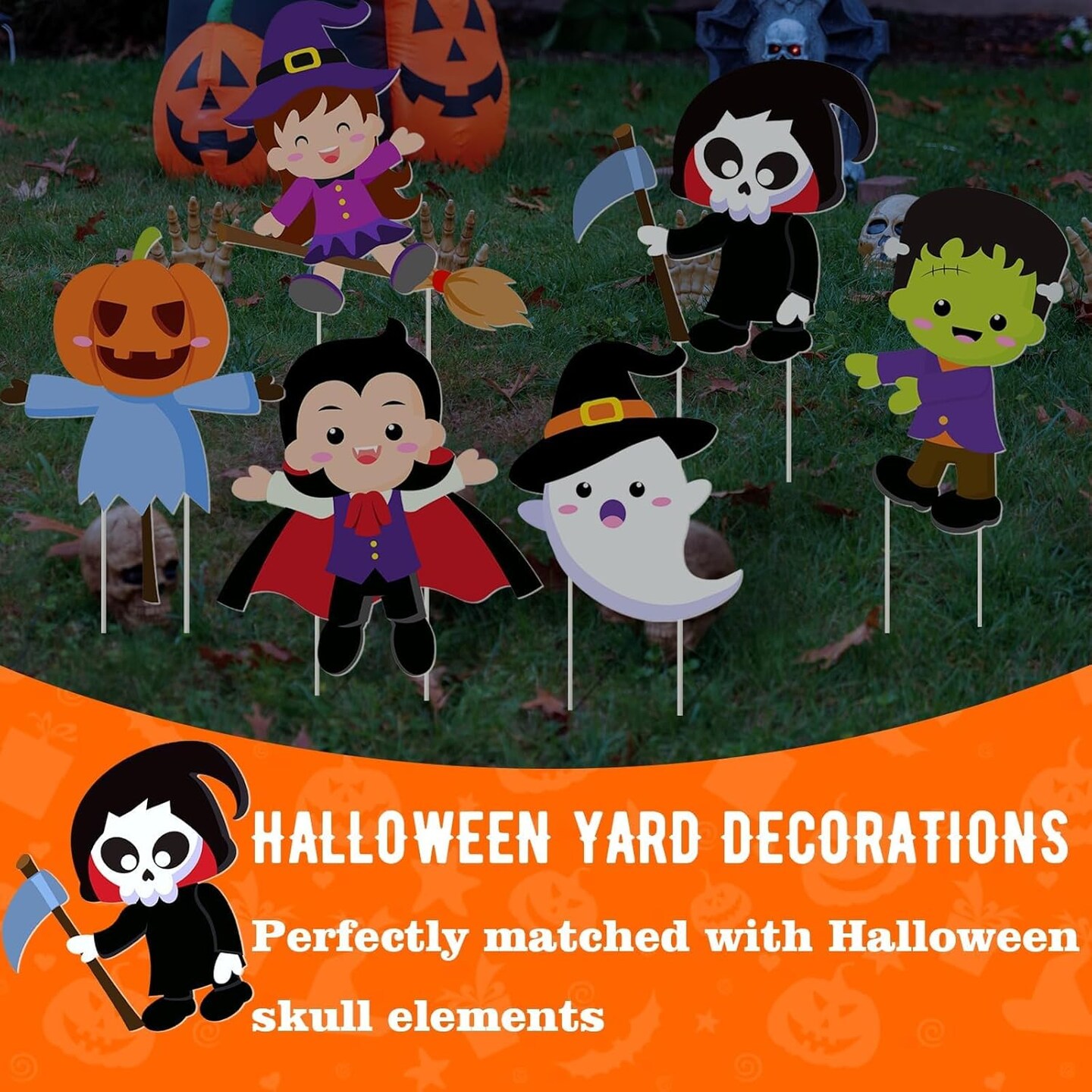 Halloween Yard Signs Cute Halloween Garden Stake