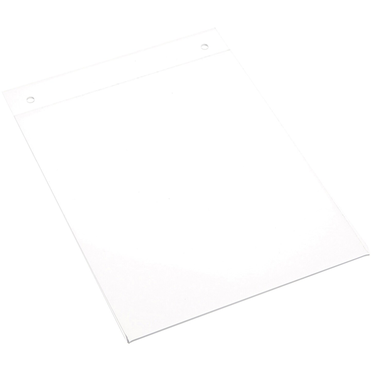 Plymor Clear Acrylic Sign Display / Literature Holder (Wall-Mount), 8" W x 10" H