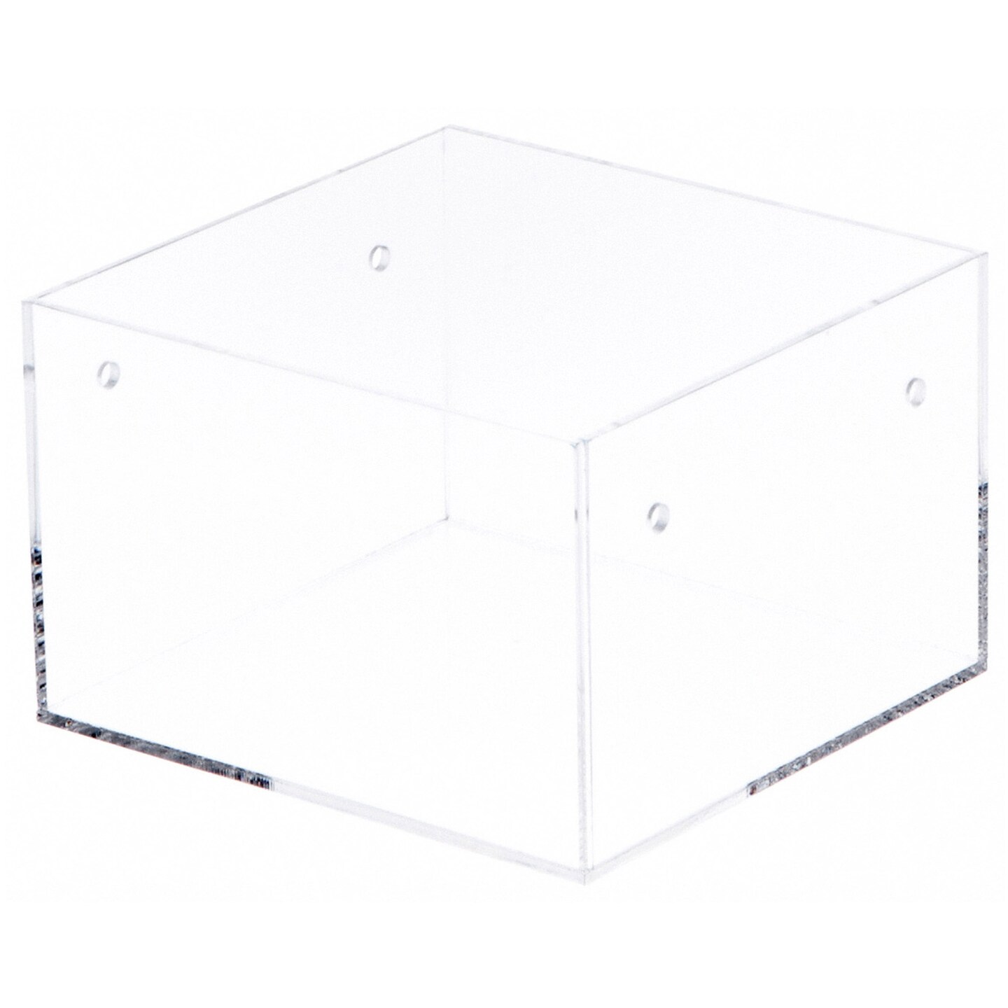 Plymor Clear Acrylic 13-CD Display Tray, 6.25" W x 6" D x 4" H