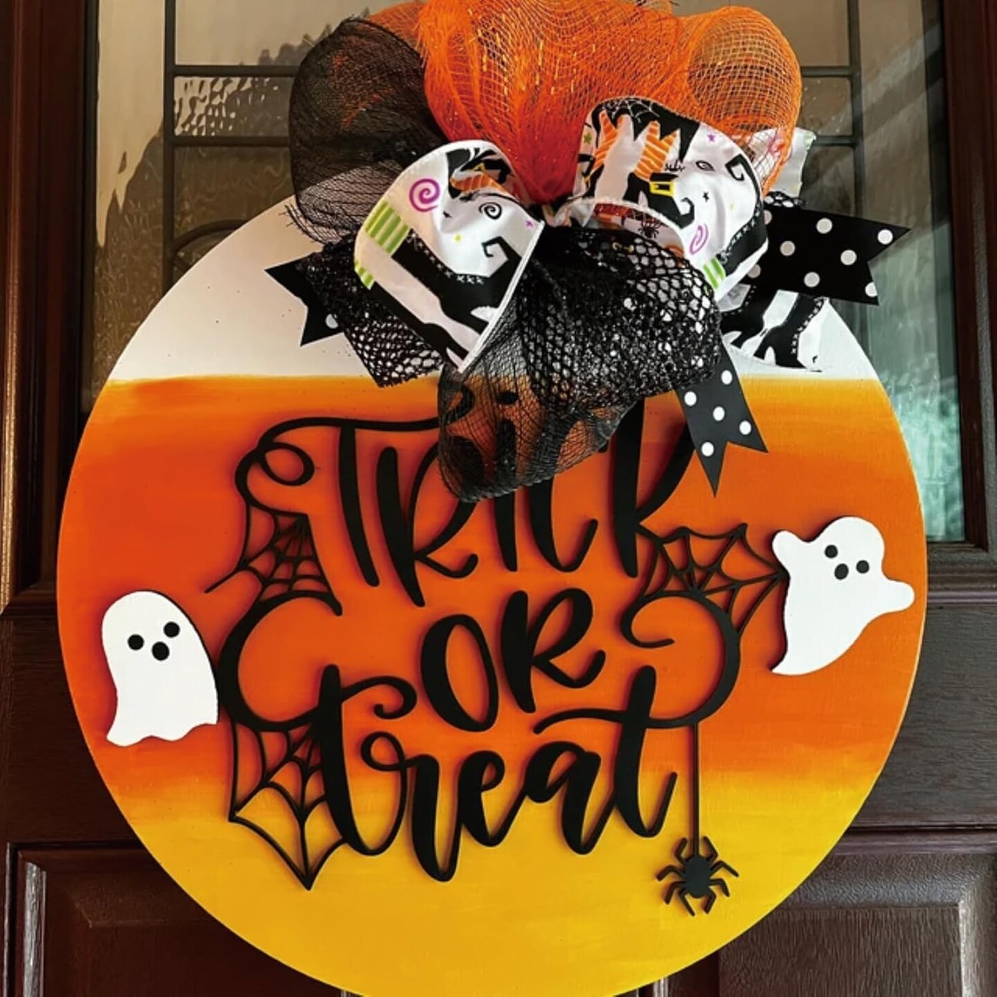 Halloween Stencils for Painting on Wood, Round Reusable Large (12 Welcome)