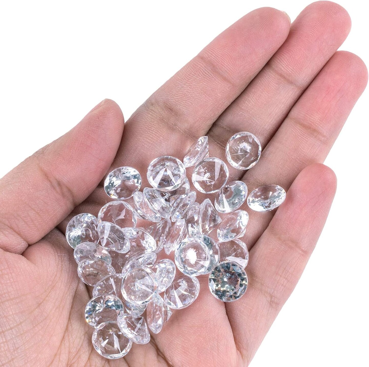 800 COUNT, 4 Carat/8mm Jewels -Diamond Table Confetti Party Toy Decorations for Weddings