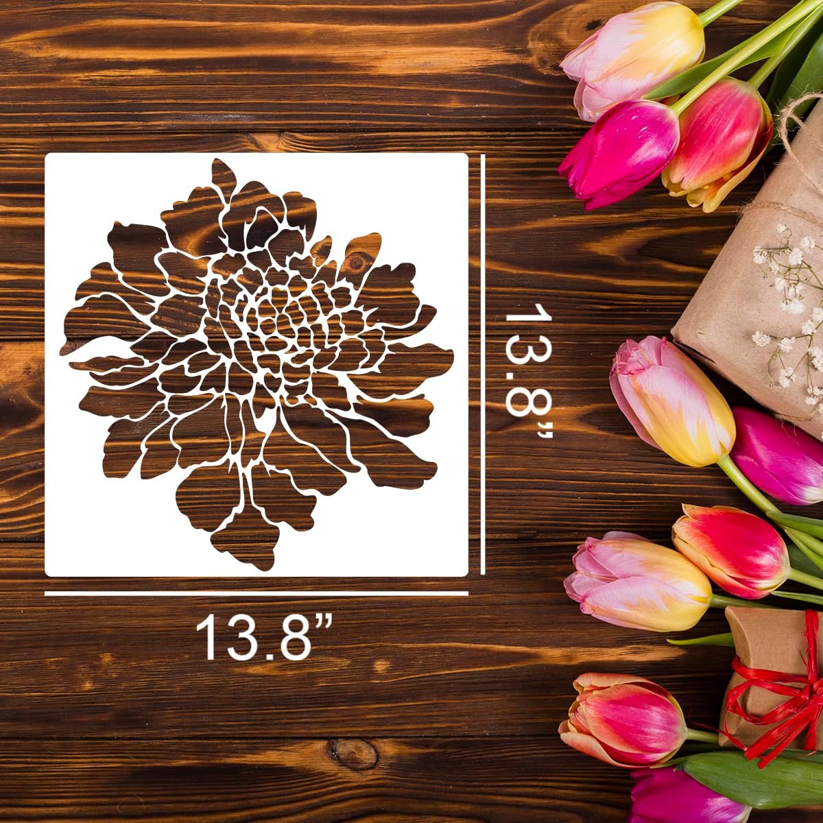 Large Flower Stencils - 14 inch