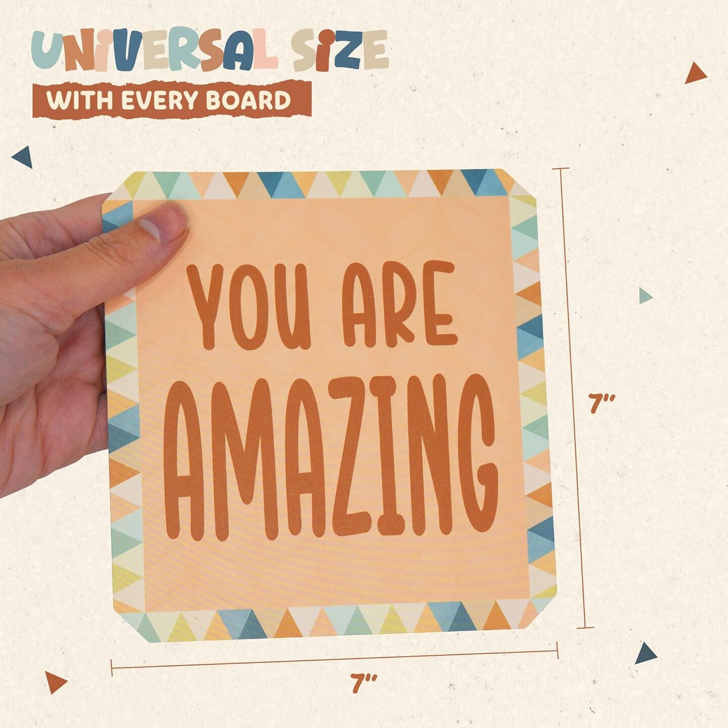 4E&#x27;s Novelty 32 Pcs Boho Affirmation Wall Decor Classroom, 16 Designs Positive Affirmations Bulletin Board Set, Classroom Affirmation Station for Teacher Supplies Growth Mindset Boho Classrooms Decor