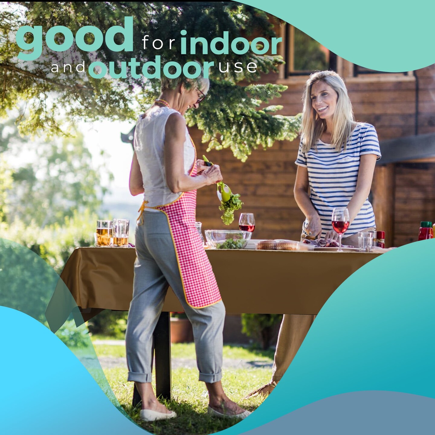 Exquisite Plastic Table Cover Roll – 40" x 100' Disposable Tablecloth Roll – Premium Thick 0.5 MIL Plastic Banquet Roll – Party Table Cover Roll for Events & Catering