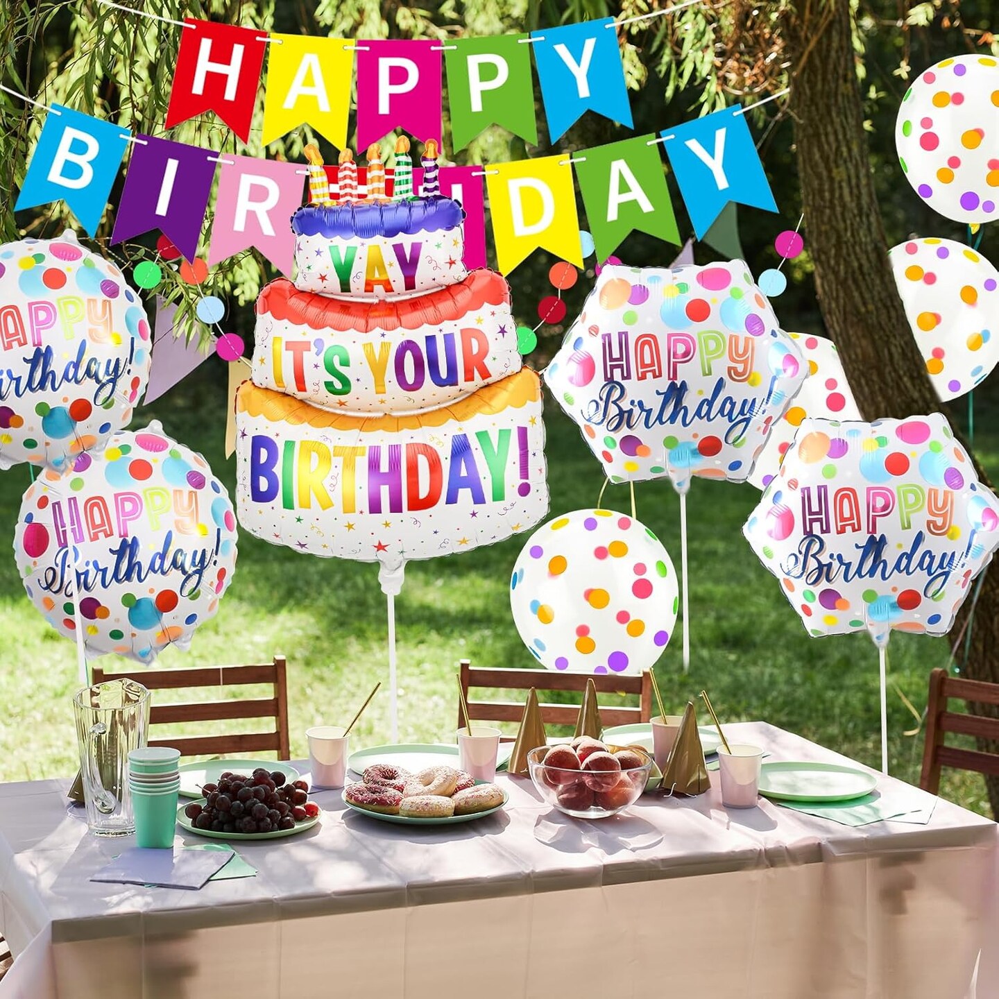 Happy Birthday Balloon Party Decoration