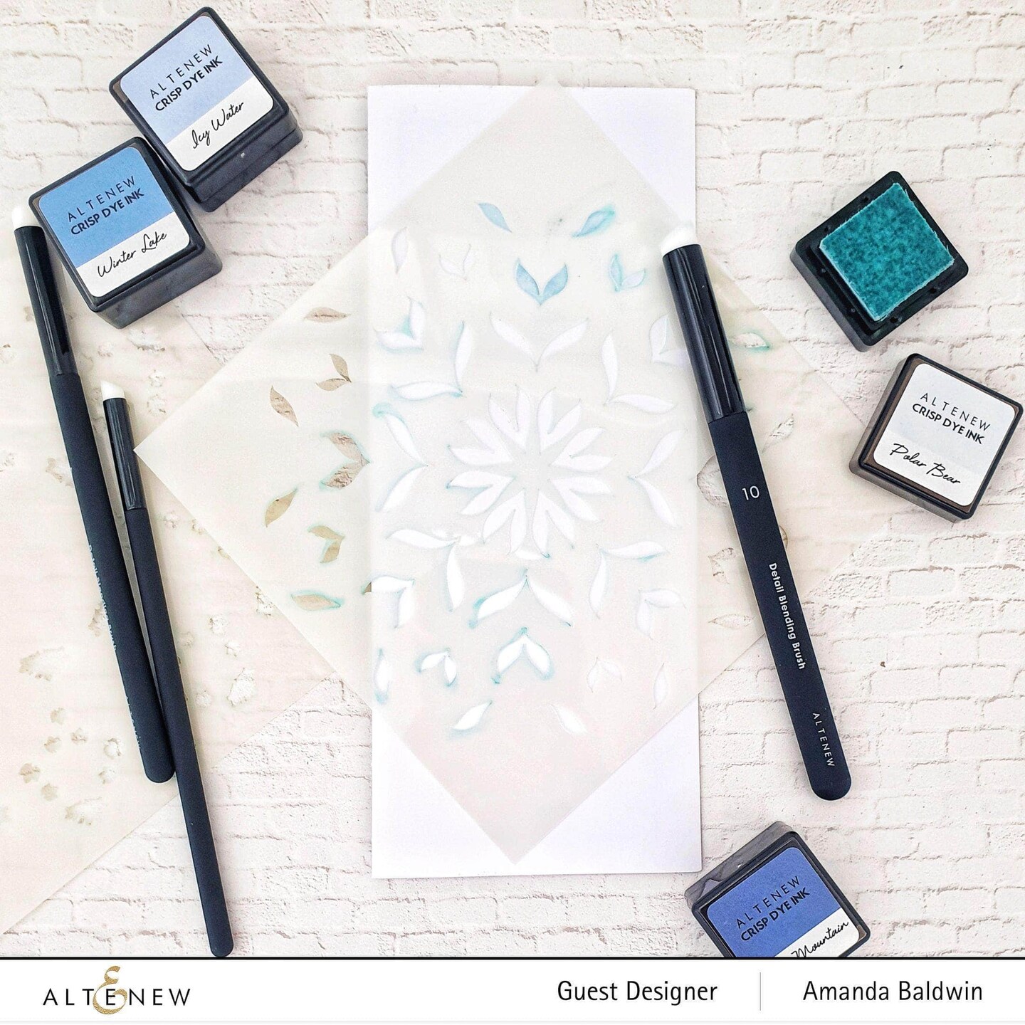 Detailed Blending Brush Set (Angled Bristles)