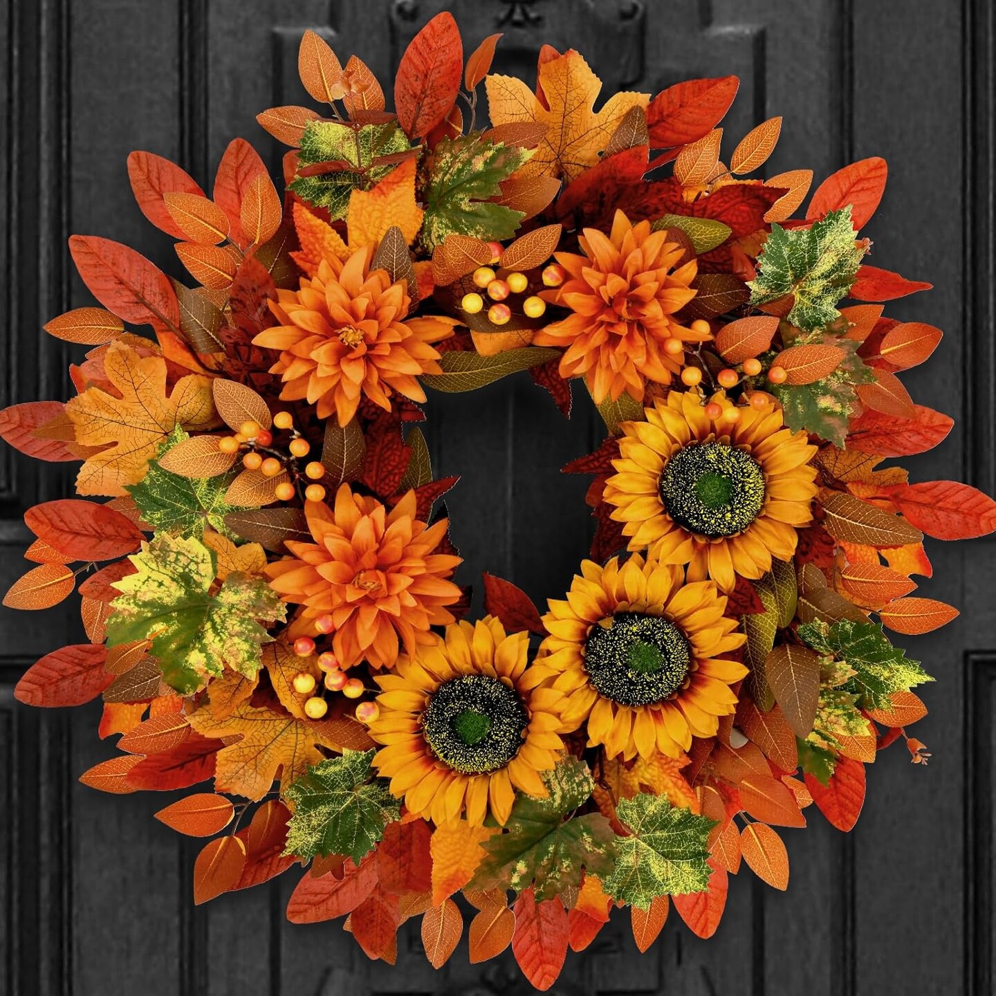 22 inch Fall Wreaths for Front Door