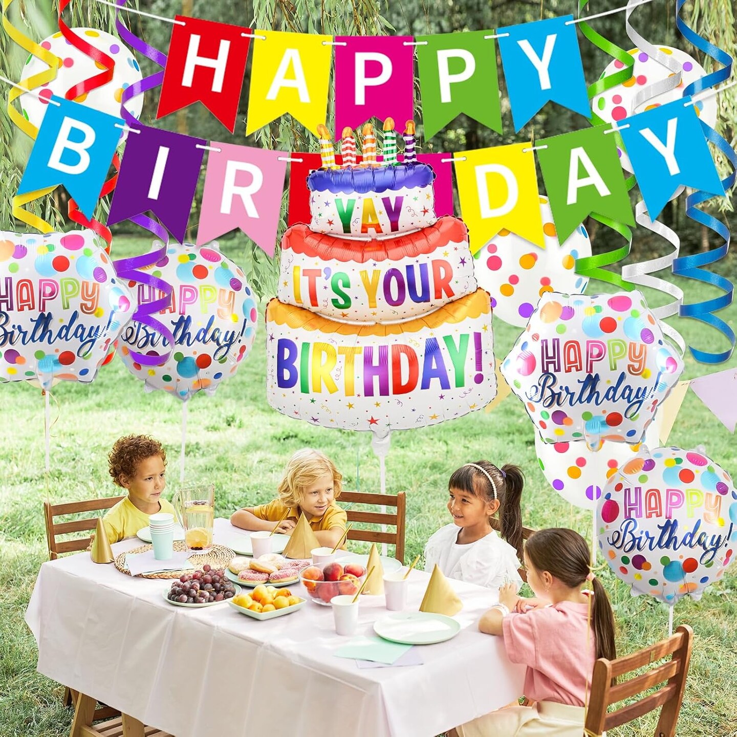 Happy Birthday Balloon Party Decoration