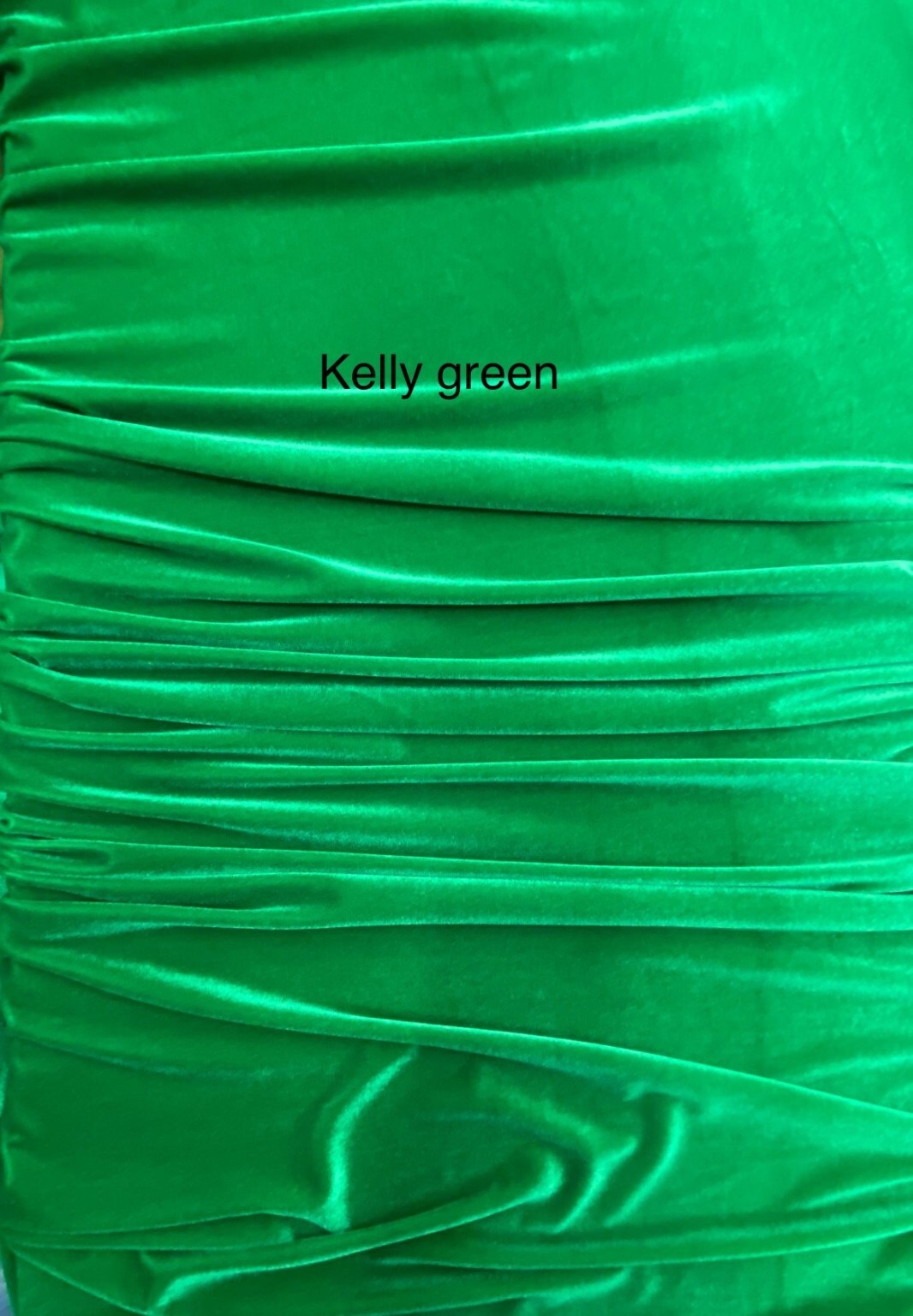 1 Yard Rich Kelly Green Premium Stretch Velour for Sewing, Theatrical Wear, and Home Accents 58/60 Inch Width