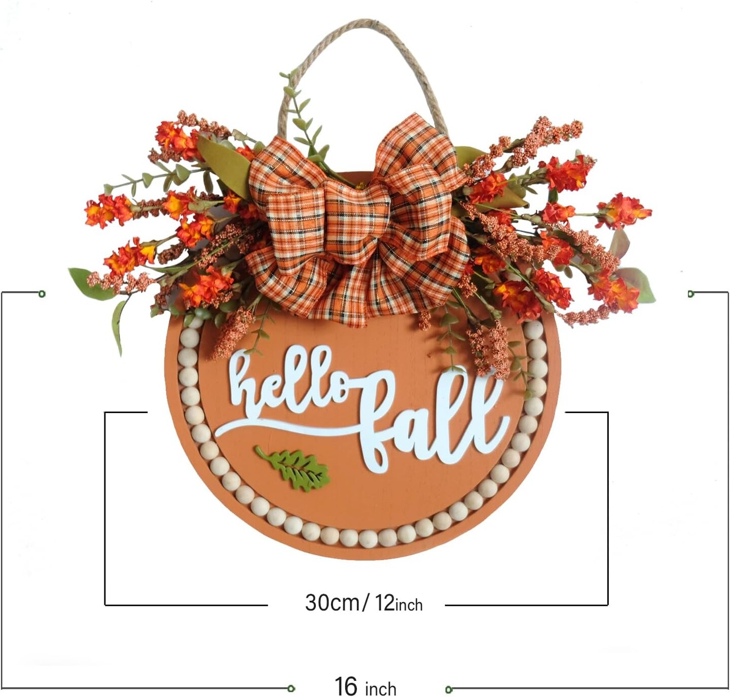 18 Inch Welcome Fall Wreath