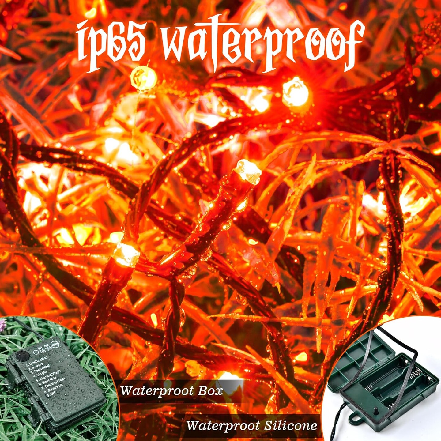 Orange Lights for Halloween Lights