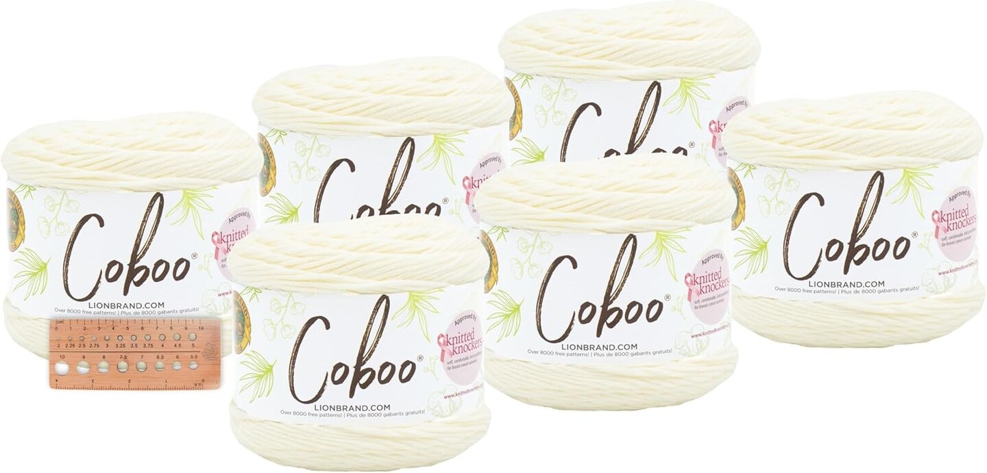 Lion Brand Yarn - Coboo 6 Pack