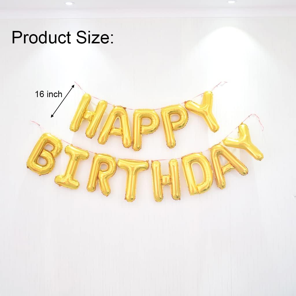 Happy Birthday Balloon Banner 40 inch