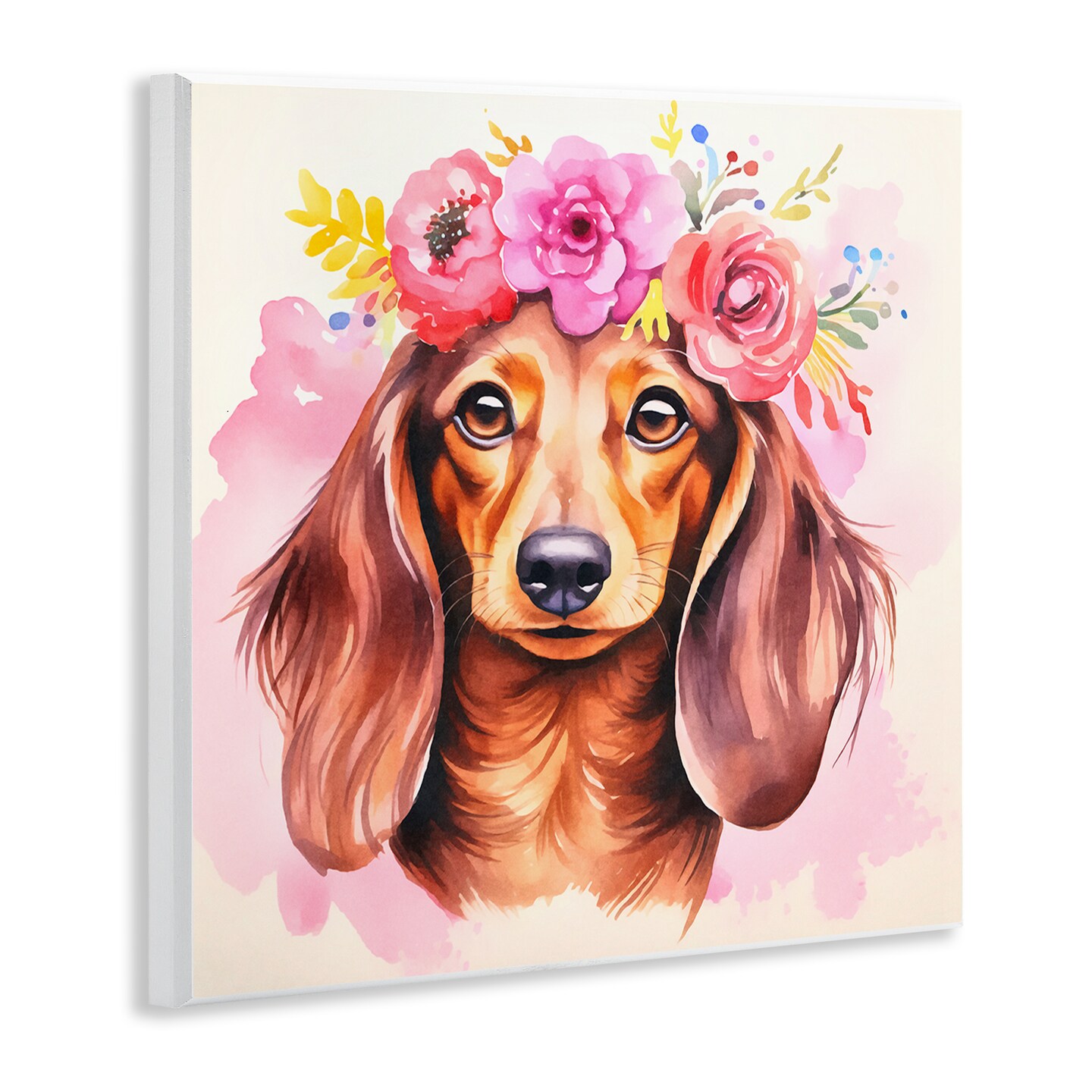 Stupell Industries Boho Wiener Dog Dachshund Wall Plaque Design By Andrea Haase