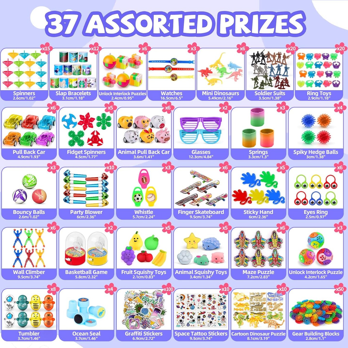 350pcs Party Favors for Kids