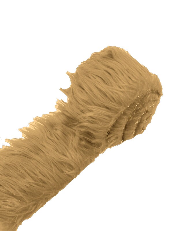 18" x 60" Size Long Pile Shaggy Faux Fur Strip Fabric for Crafts Costumes Home Decor Trim