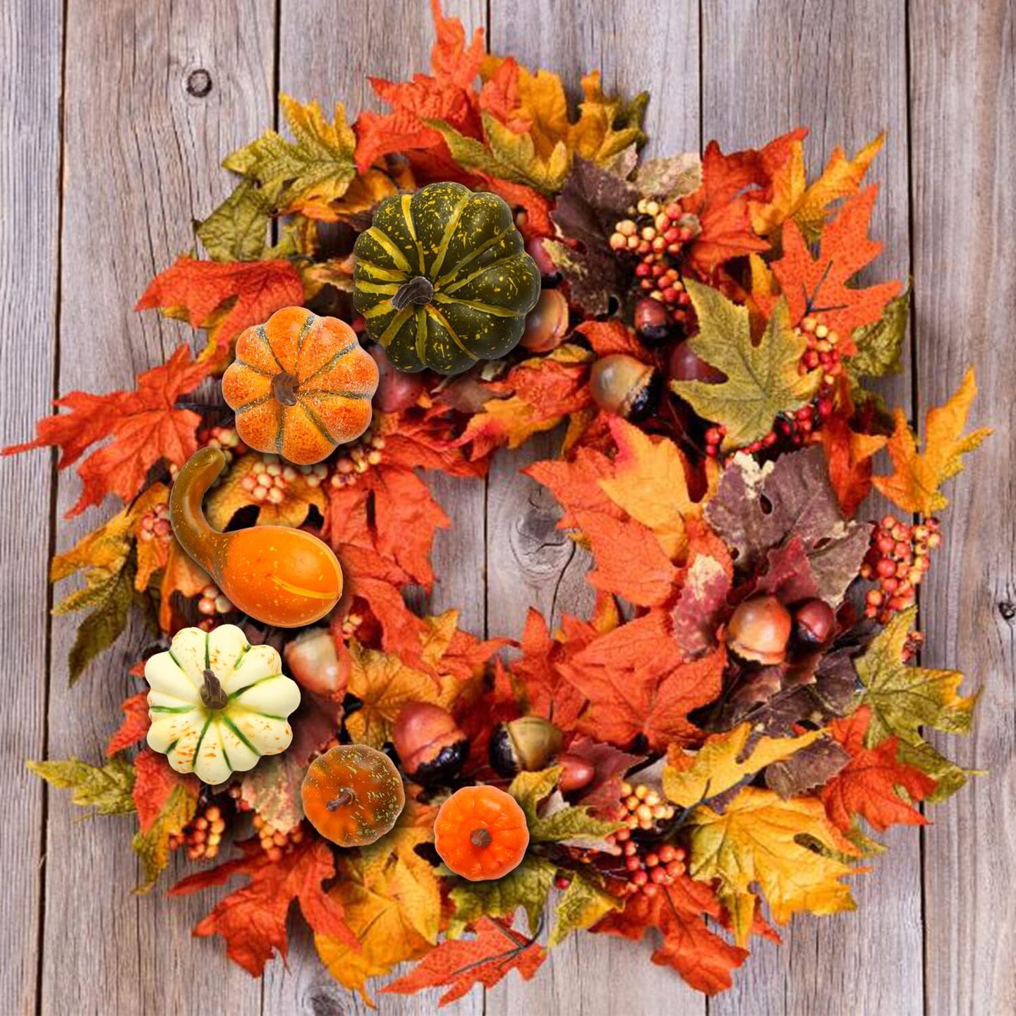 Mini Artificial Pumpkins Party Table Decoration