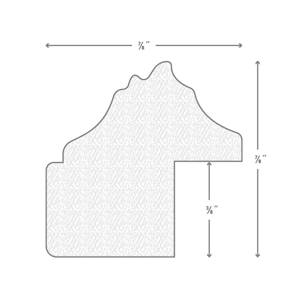 19x27 Picture Frame, Whittemore 0.875 Inch Wood Moulding, Wall Display Frame for Art, Posters, or Photos by wallsthatspeak