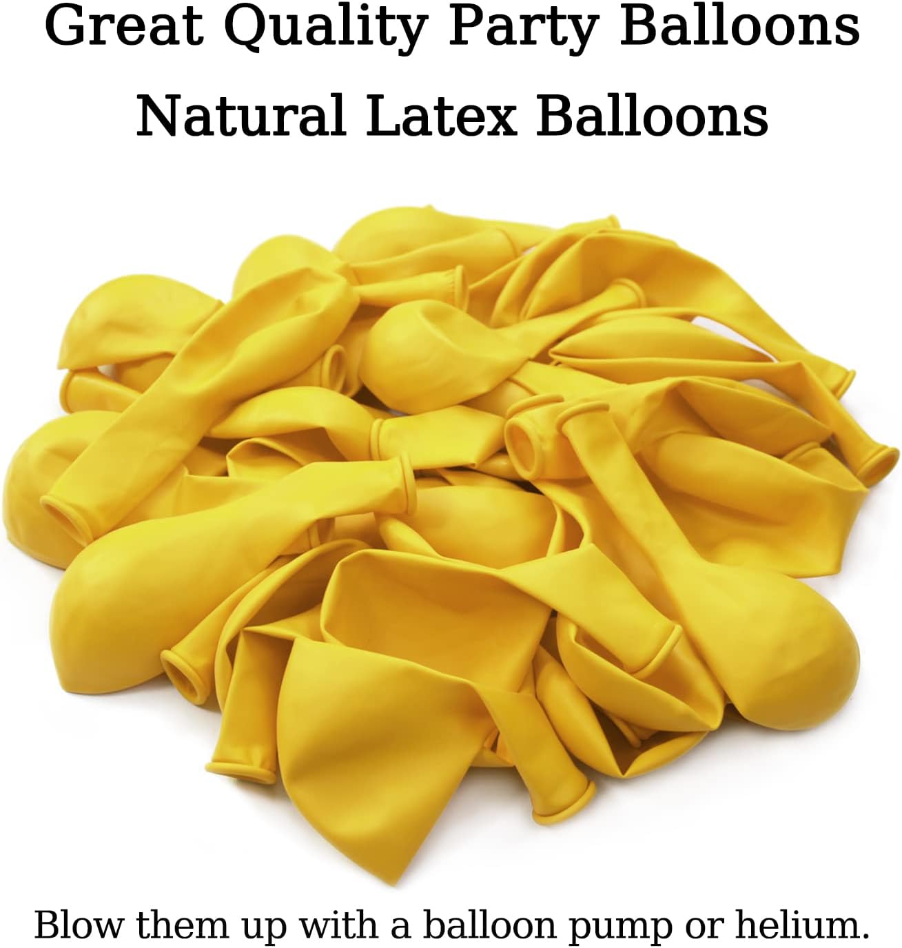 Yellow Balloon 12 Inch, 110pcs Latex Party Balloons(B07-yellow)12.5 x 9.25 x 0.6 inches