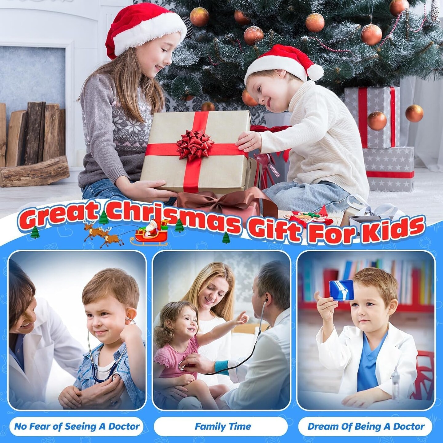 Kids Doctor Kit for Girls, Doctors kit for Kids 22 Pieces Doctor