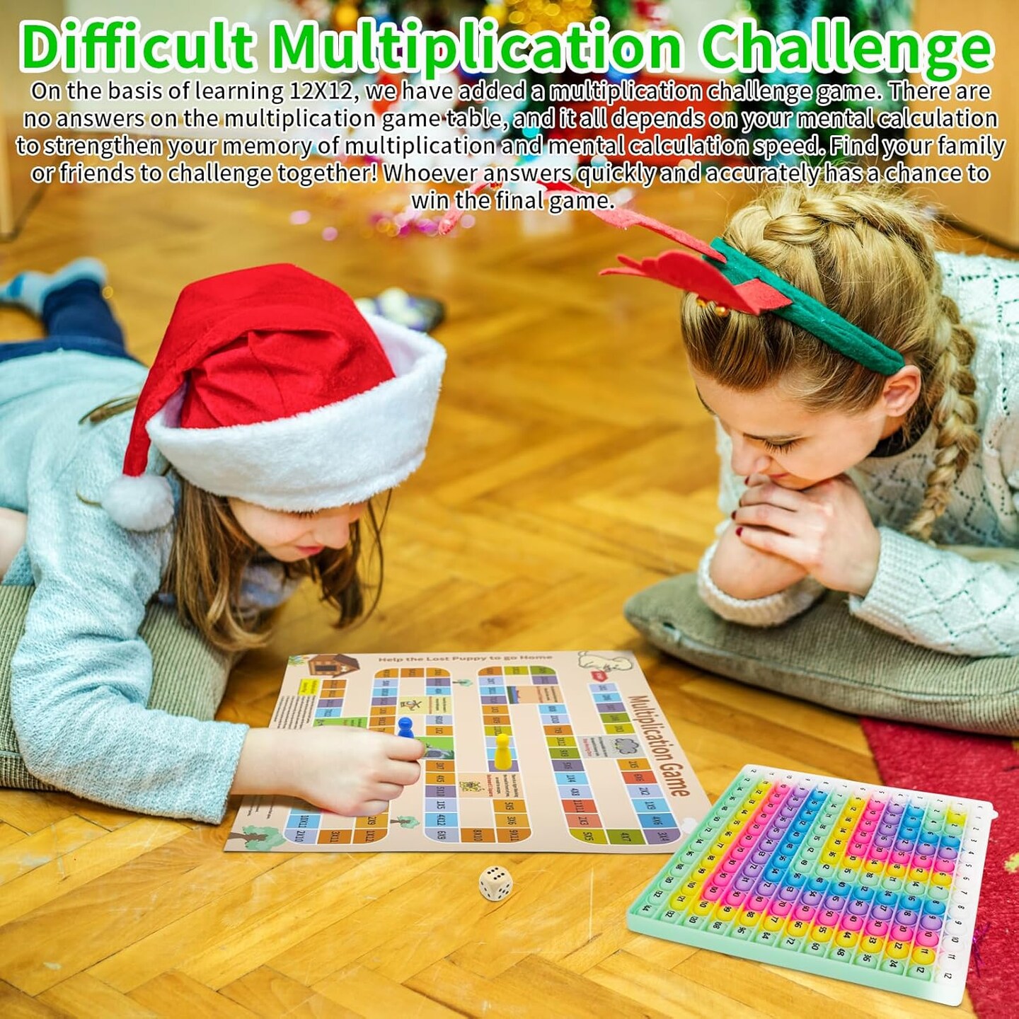 Multiplication Pop Fidget Toys 12x12 Multiplication Chart Math Toys