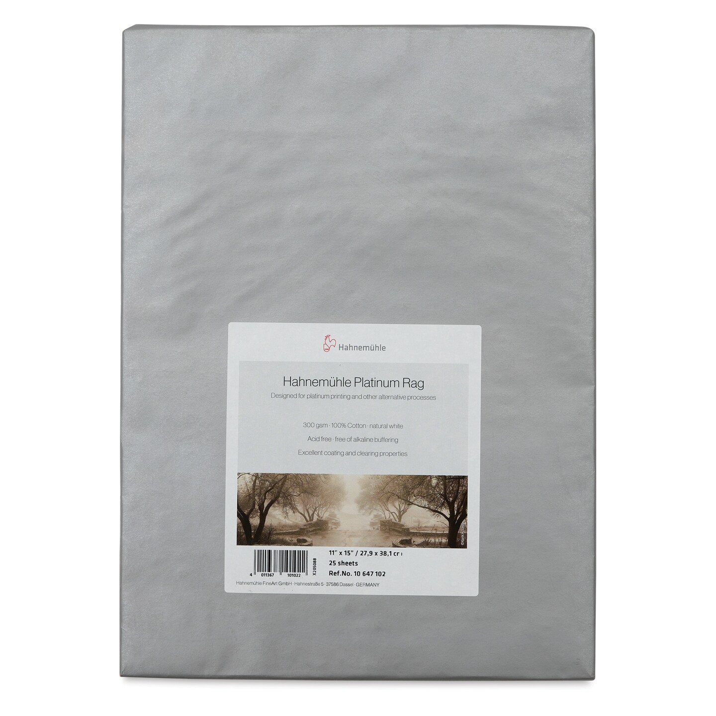 Hahnem&#xFC;hle Platinum Rag Paper - 11&#x22; x 15&#x22;, Pkg of 25