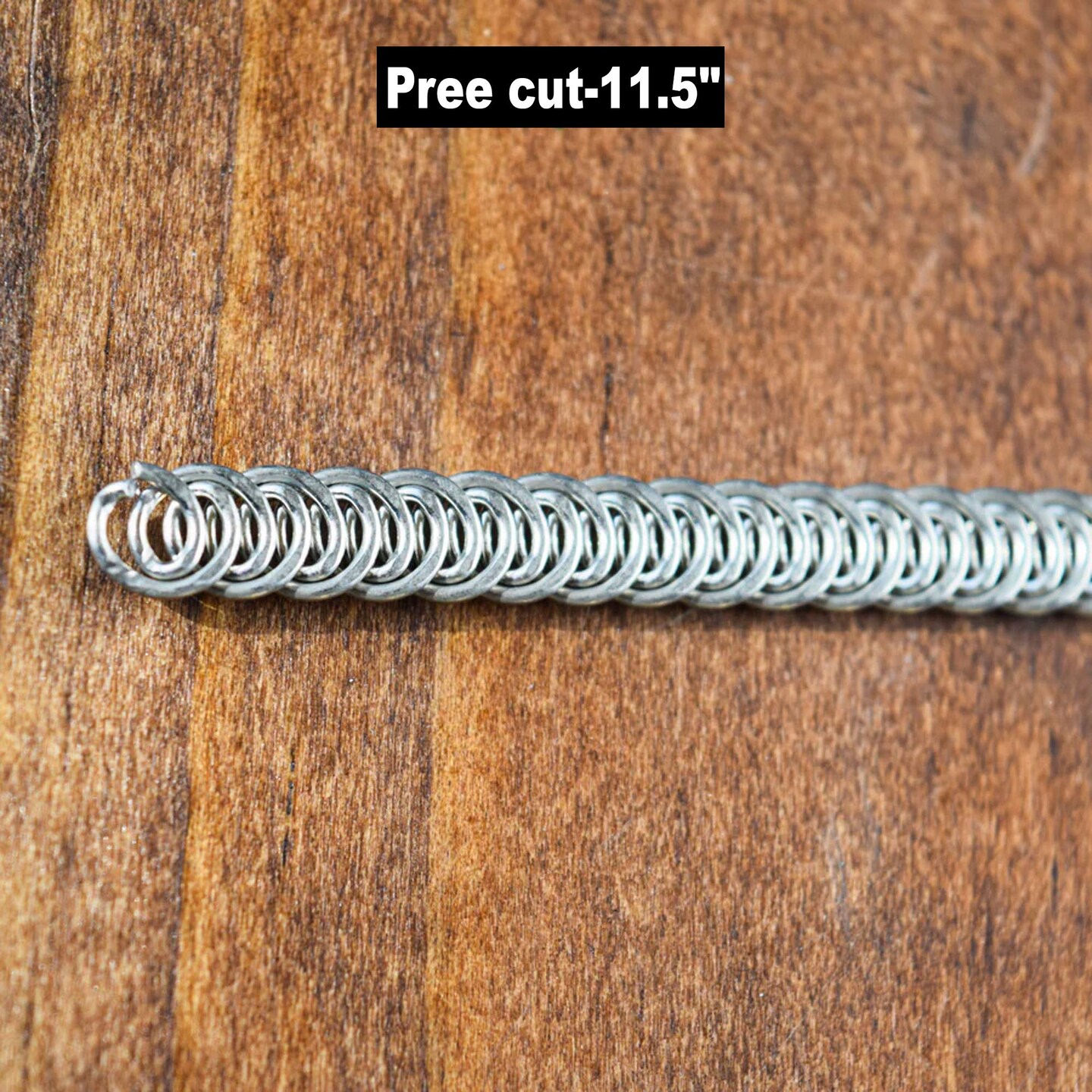 11.5 Inch Flexible Silver Spiral Metal Boning Pre Cut for Corset Sewing