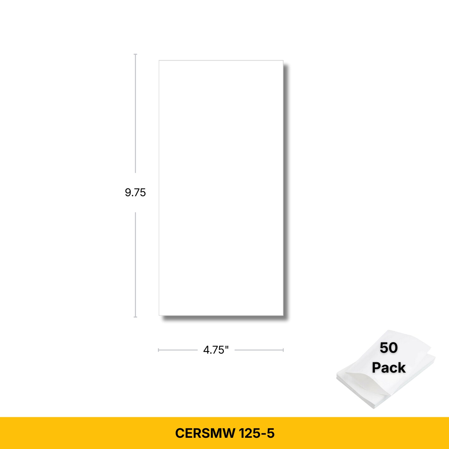 Craft Express 50 Pack Sublimation Shrink Film Sheets – Heat Wraps for Irregular Blanks