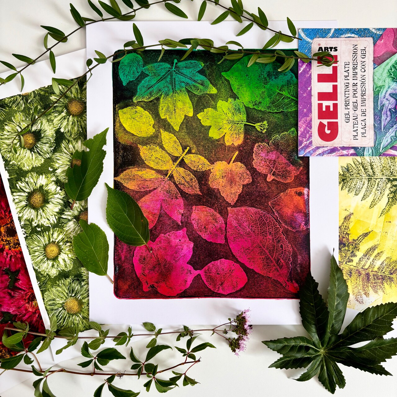 Botanical Gel Printing with Gelli Arts®
