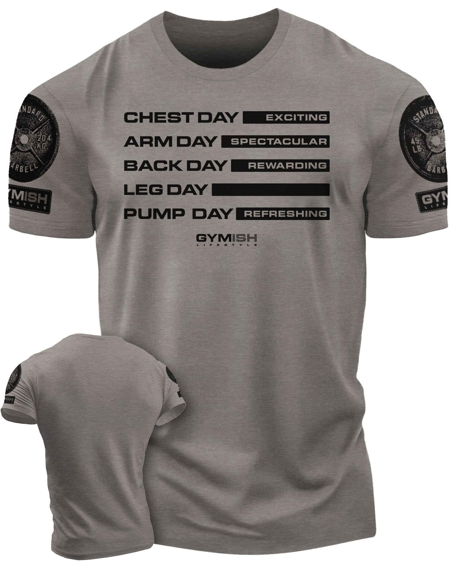 054. Gym Days Leg Day Funny Motivational Workout Gym T-Shirt for Men - image45