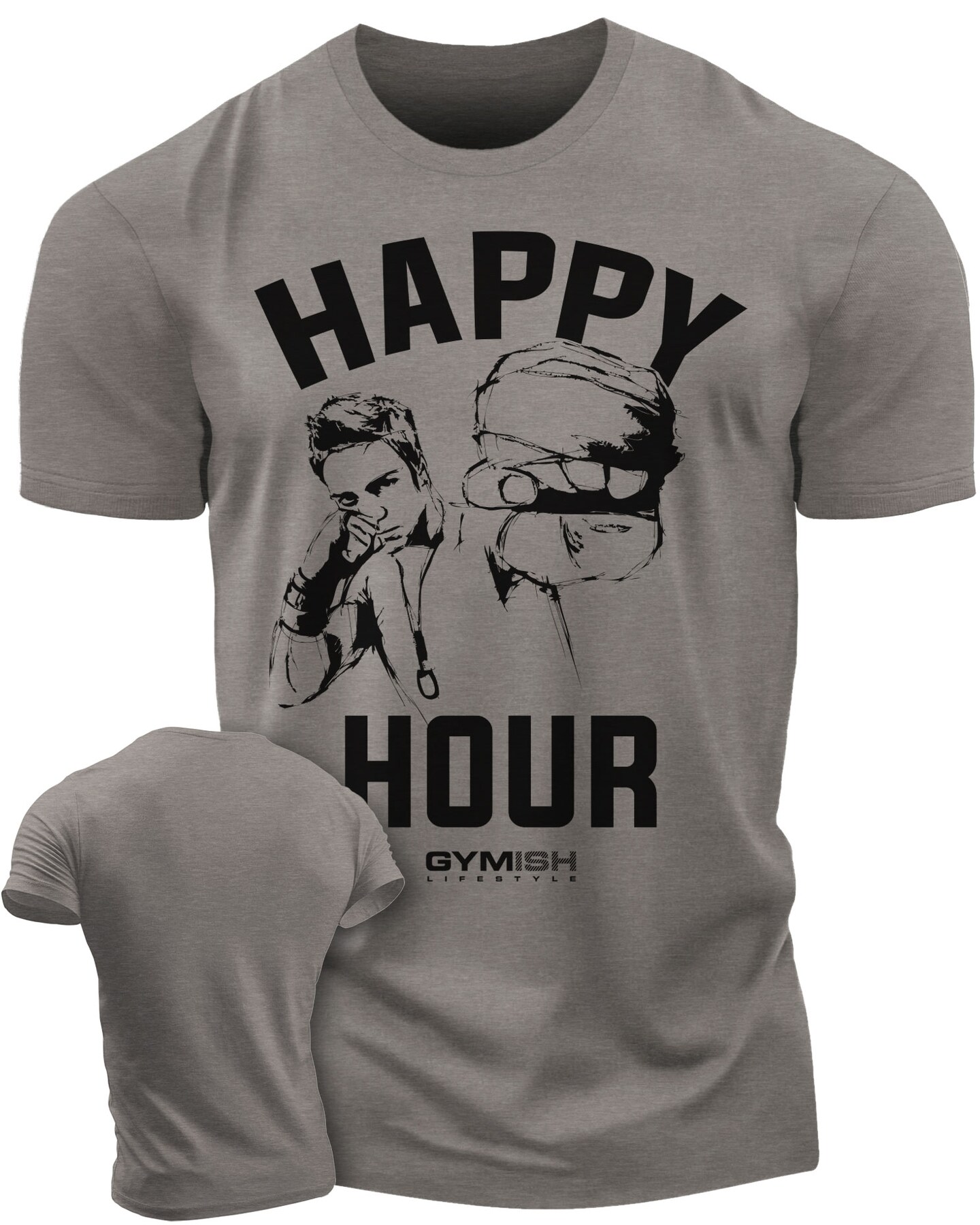 039. Kickboxer Funny Motivational Workout Gym T-Shirt for Men - image12