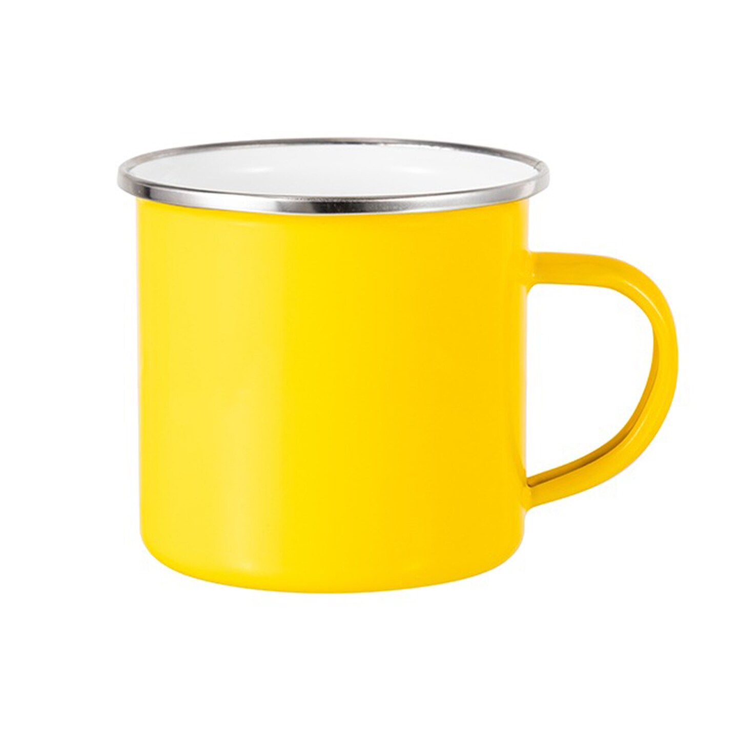 Sublimation Blank Camp Mugs. Color Enamel Camping Mugs in Bulk for Outdoor Travel Dye Sublimation Camper Products Drinking Cups