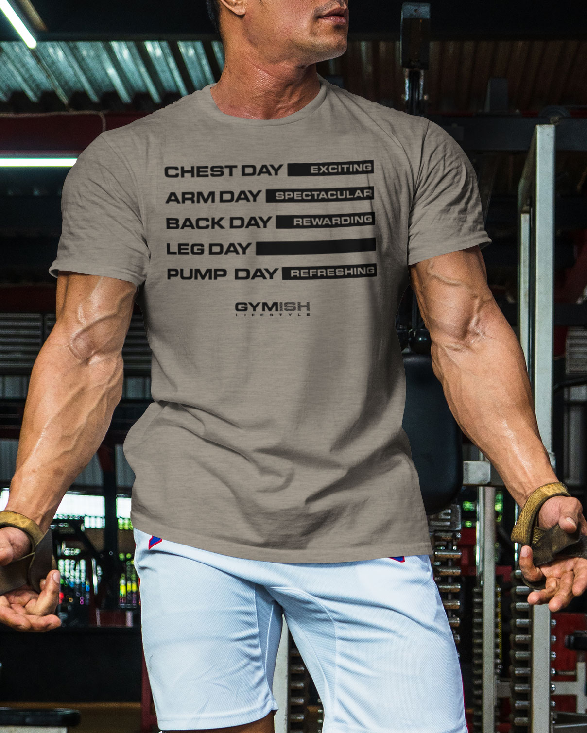 054. Gym Days Leg Day Funny Motivational Workout Gym T-Shirt for Men - image41