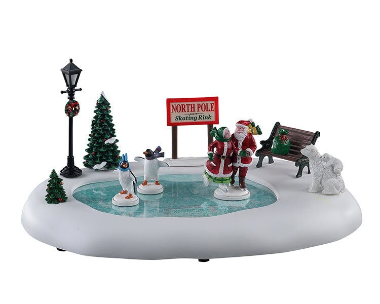 LEMAX North Pole Skating Rink, Battery Operated (4.5V) #14837